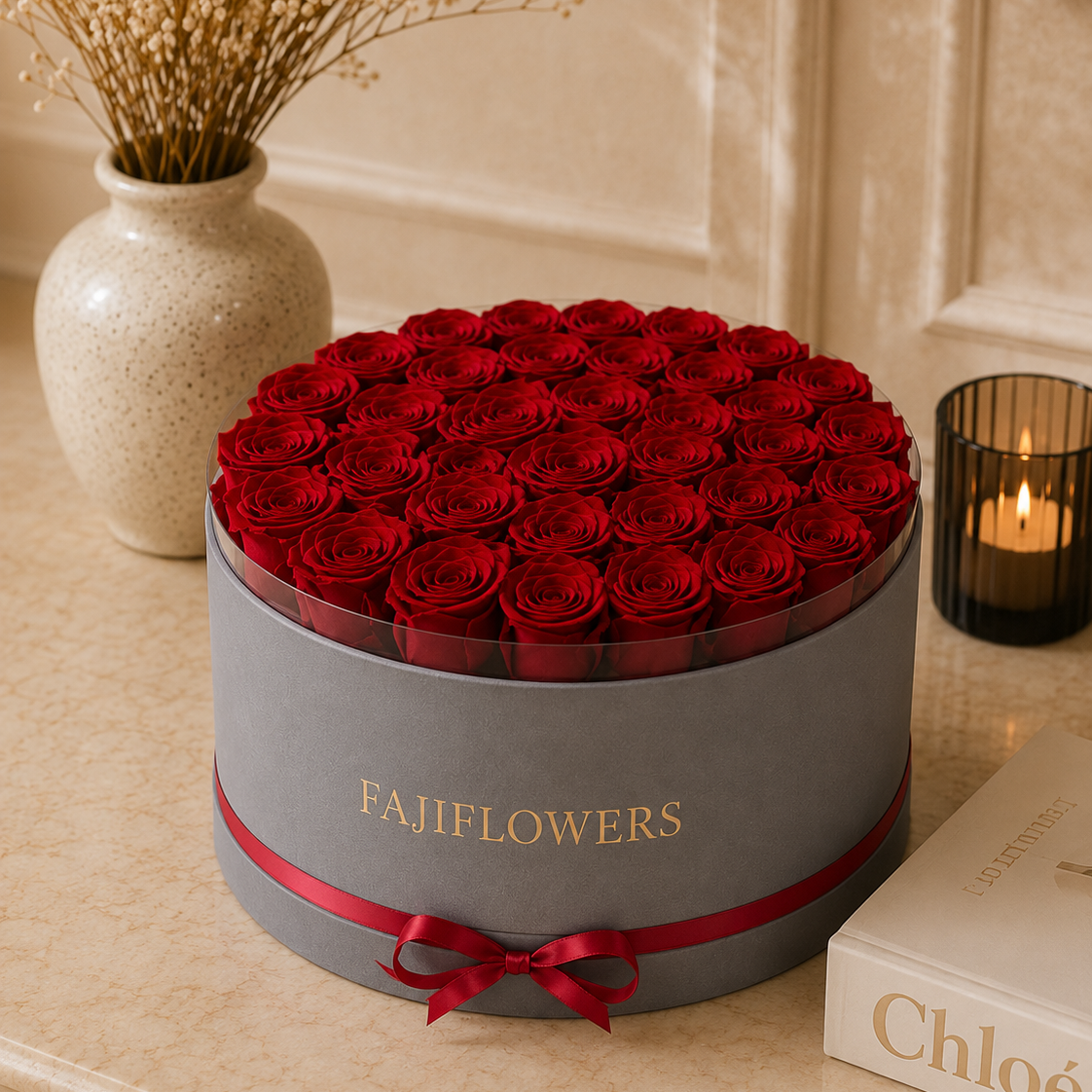 50 Roses with Personalised Initial(s)