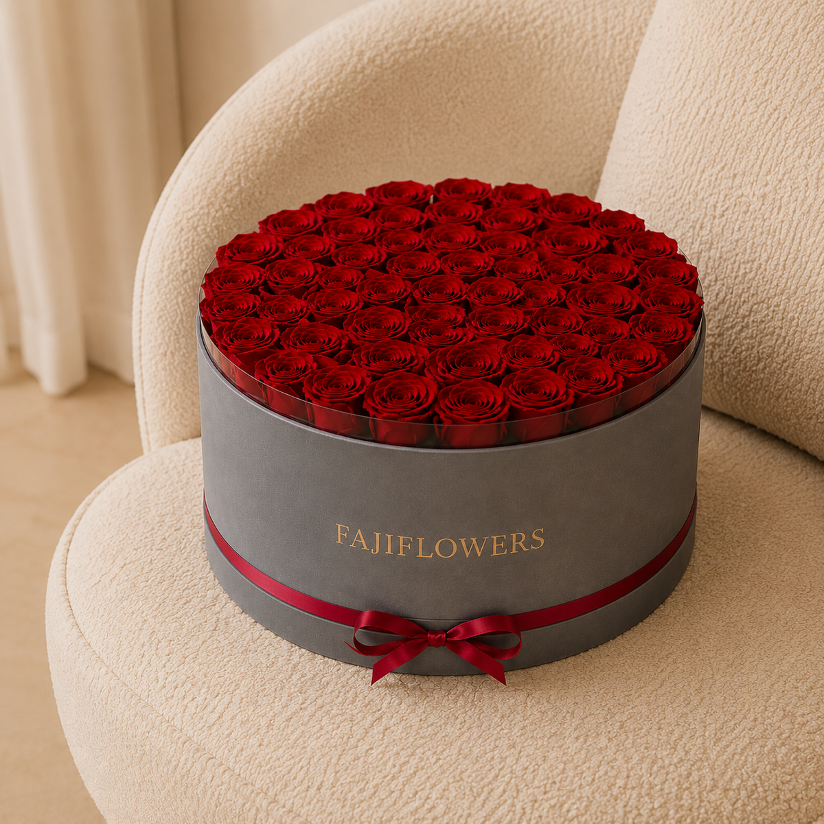 100 Roses with Personalised Initial(s)