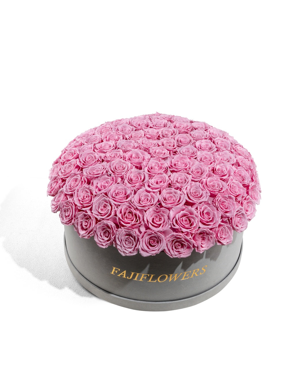 110 Roses in Dome with Initial